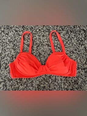 J.Crew Bright Orange Women's Underwire Bra